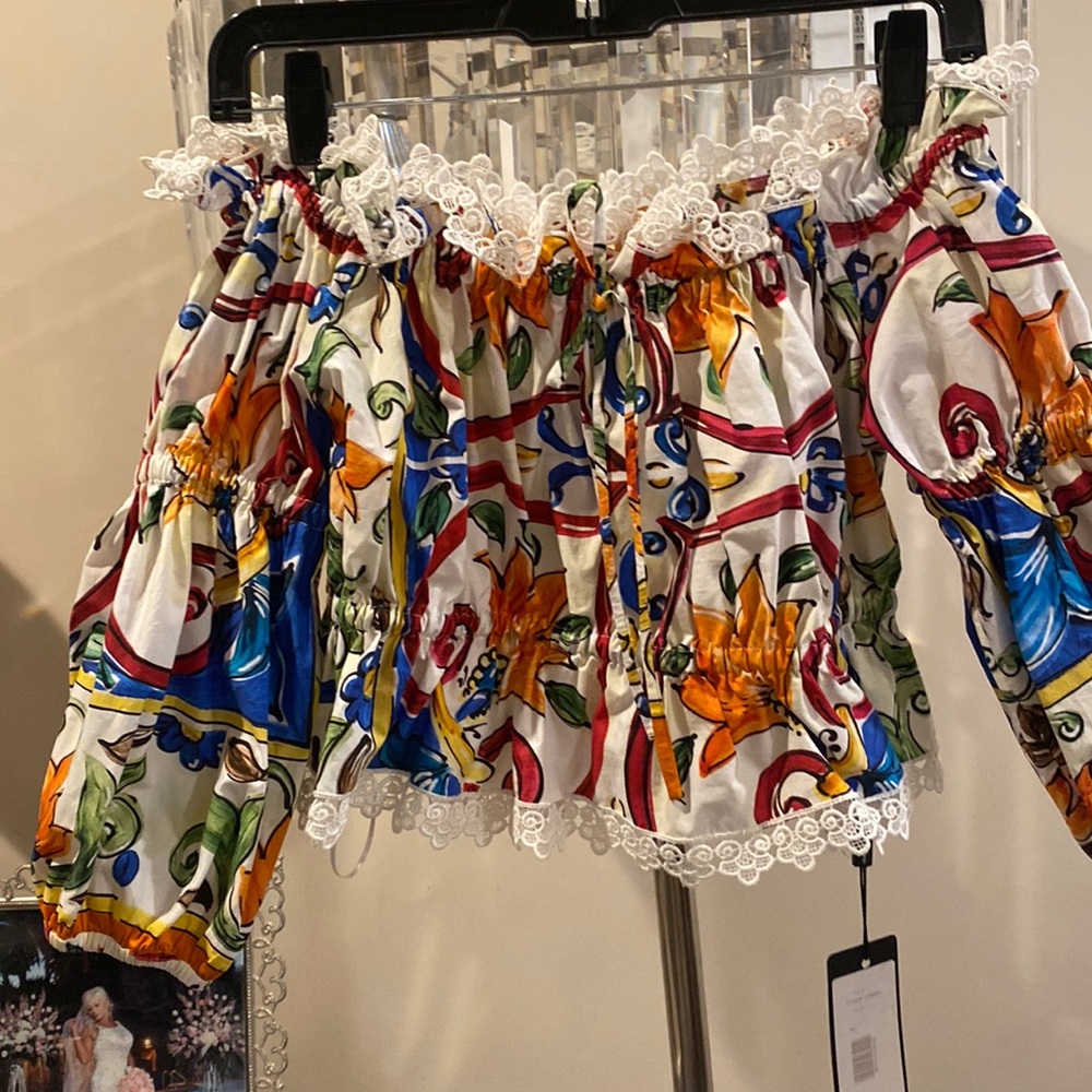 Dolce Gabbana peplum top